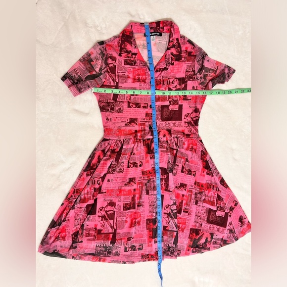 Urban Outfitters Pink Mini Polo Collar Dress - Picture 10 of 11